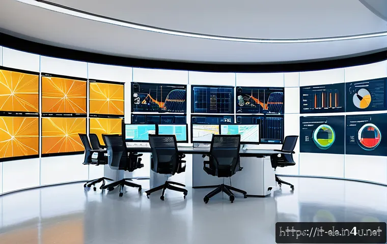 전기공사기사와 국제 전력 규제 사례 - A modern Italian smart grid control center with large digital screens displaying real-time energy fl...