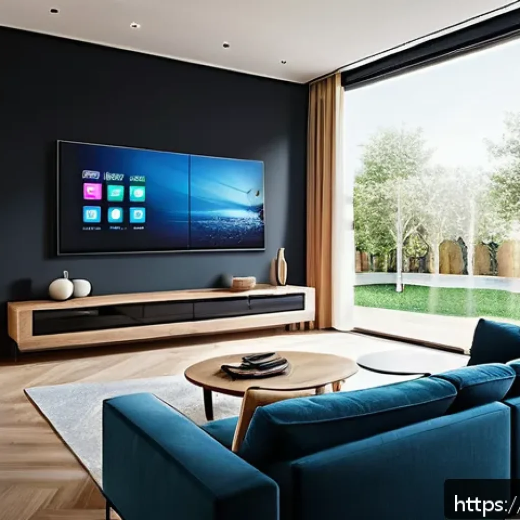 전기공사기사와 전력 설비 업그레이드 - A modern Italian home interior featuring a sleek smart home automation setup focused on energy contr...