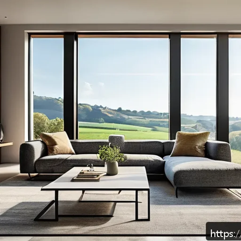 전기공사기사와 전기 설비의 업그레이드 - A modern Italian home interior featuring smart home automation technology for energy efficiency: sle...